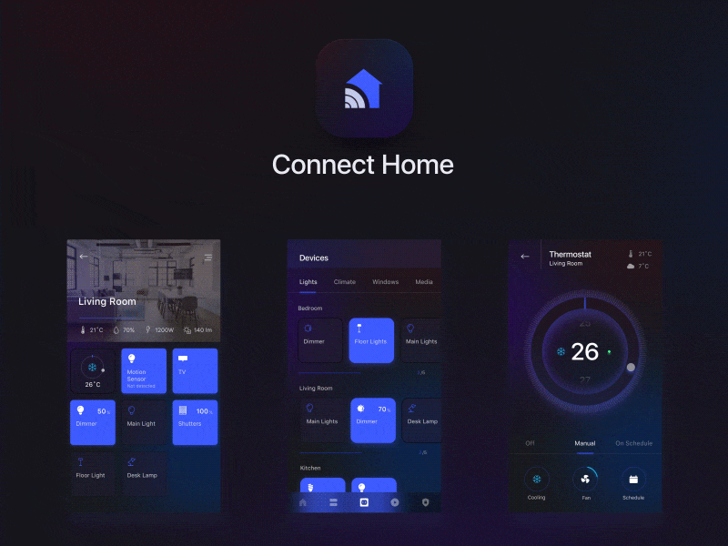 VeaHome mobile app preview